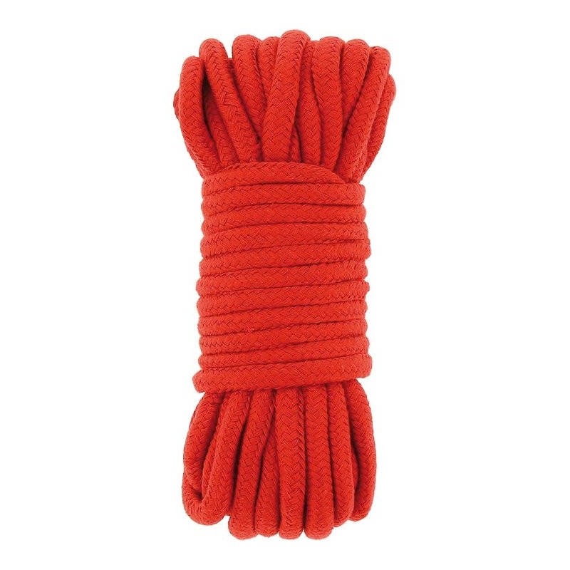 BE HAPPY Corde Classique coton rouge 10m