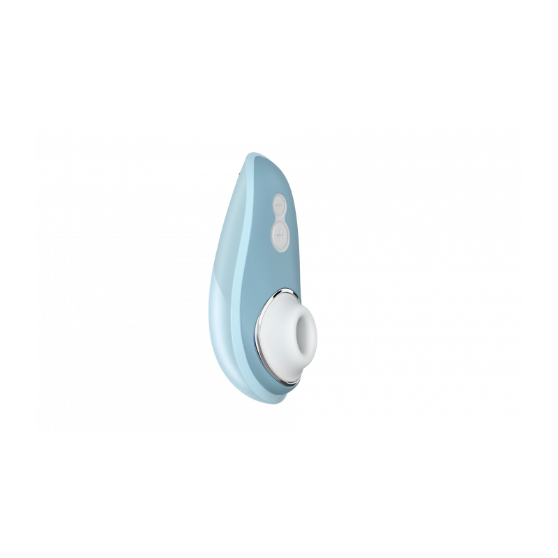 Womanizer Liberty en Bleu Poudré, stimulateur clitoridien waterproof avec technologie Pleasure Air, rechargeable par USB