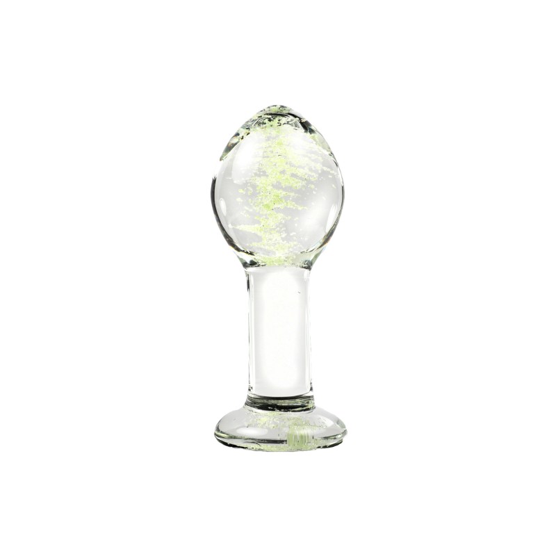 GLASS HAPPY | Plug en verre n°222 phosphorescent