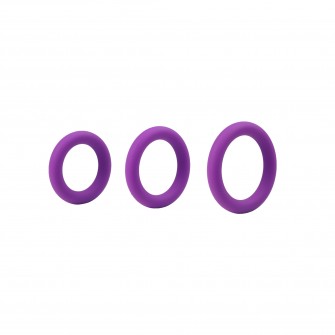 Set de trois anneaux cockring violet | ECO Toys