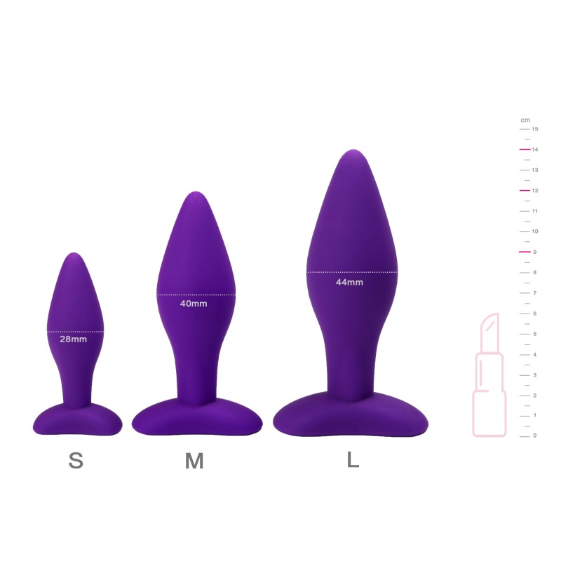 BE HAPPY  Plug anal Confidence M Violet