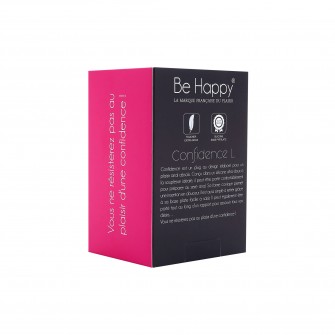 Butt Plug SILICONE Confidence L Violet BE HAPPY