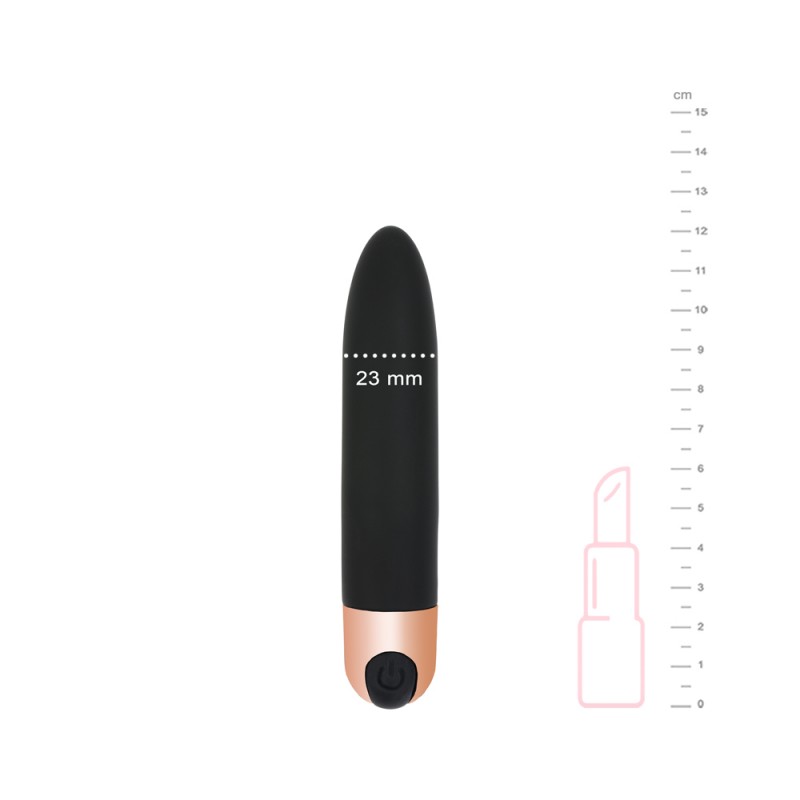 Mini stimulateur clitoridien noir | BE HAPP