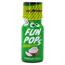 Poppers Propyl Fun Pop's arome Coco - petite fiole en verre de 15 ml