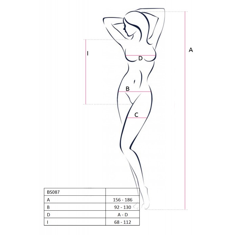 Body Transparent Ouvert - BS087│Passion│Guides des tailles