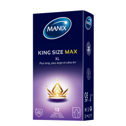 Preservatifs King size Max XL par 12 Manix