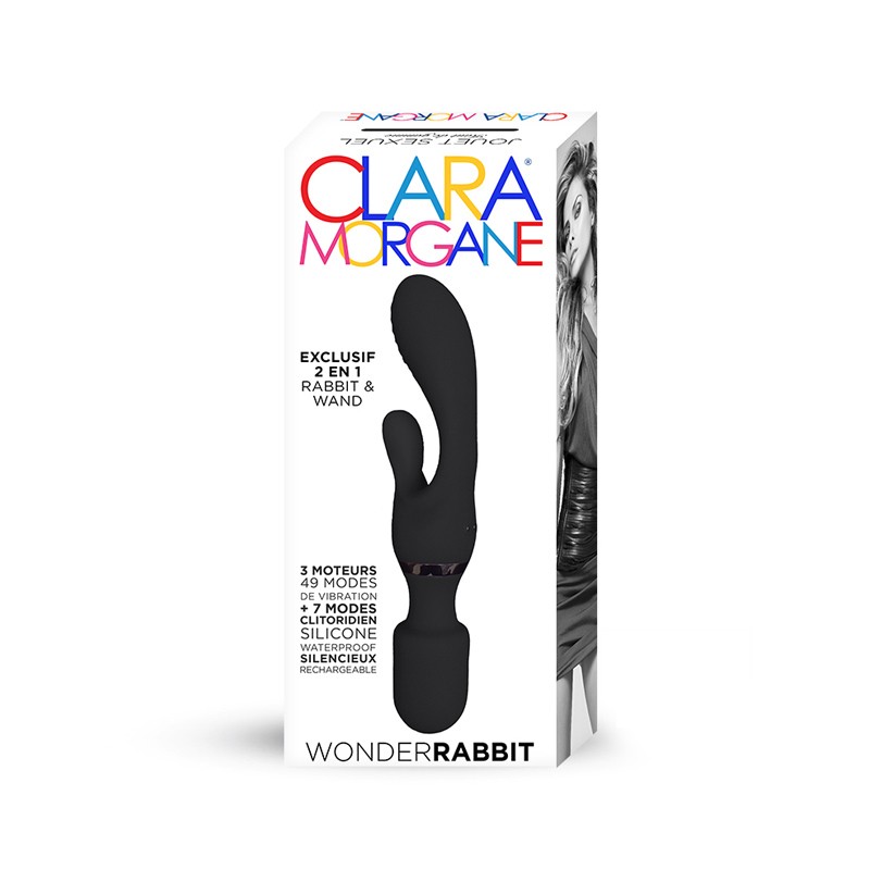 Sextoys Clara Morgane Wonder Rabbit wand 2 en 1