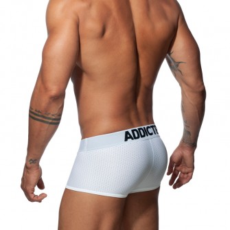 Boxer homme Push-up mesh Trunk Addicted couleur : blanc