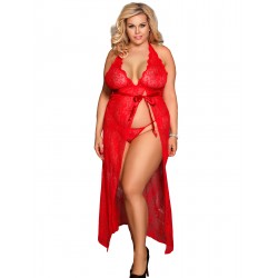 Nuisette grande taille rouge Oh Oui!