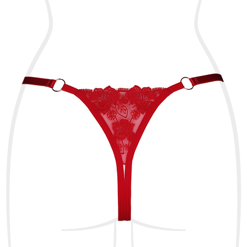 String broderie rouge, Seduction