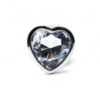 Bijou Intime Aluminium Coeur cristal Mett│Idée cadeau Saint Valentin