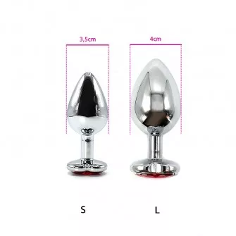 ButtPlug Coeur Rouge│NirvanAss│2 Tailles : S & L