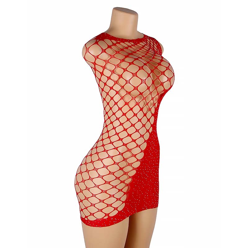 Robe Rouge Resille Reversible Oh Oui