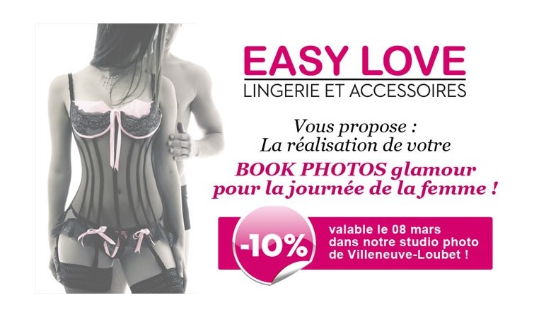 « Spécial Journée de la Femme » – Easy Love Villeneuve-Loubet vous offre -10 % sur votre book photos